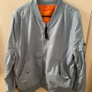 Columbia Blue Alpha Industries MA-1 Intermediate Moderate weight bomber jacket